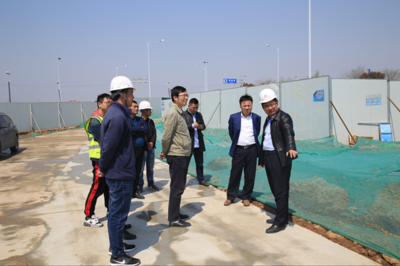 浦口經(jīng)濟(jì)開發(fā)區(qū)管委會(huì)蒞臨百合路環(huán)保項(xiàng)目現(xiàn)場(chǎng)檢查指導(dǎo)，為綠色發(fā)展保駕護(hù)航
